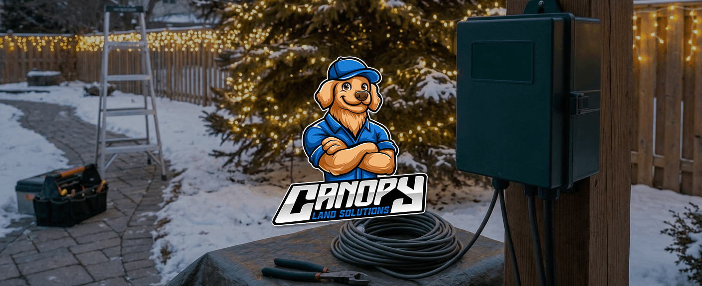 Canopy Land Solutions - Holiday lighting and landscaping services